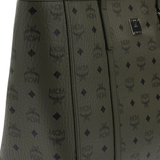 Close up of  Green bag ,showing texture of the leather