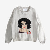 Grey sweater,front view