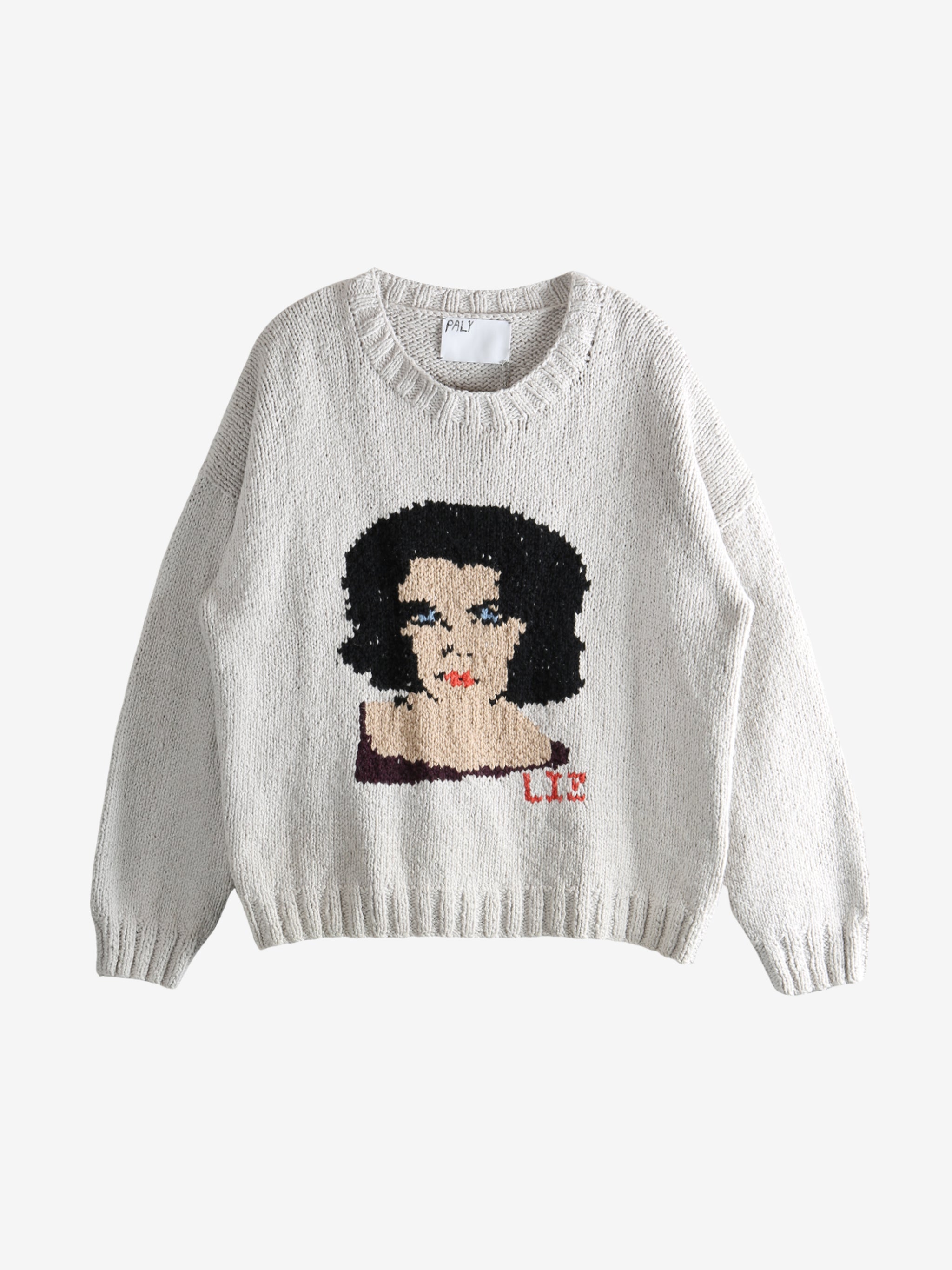 Grey sweater,front view