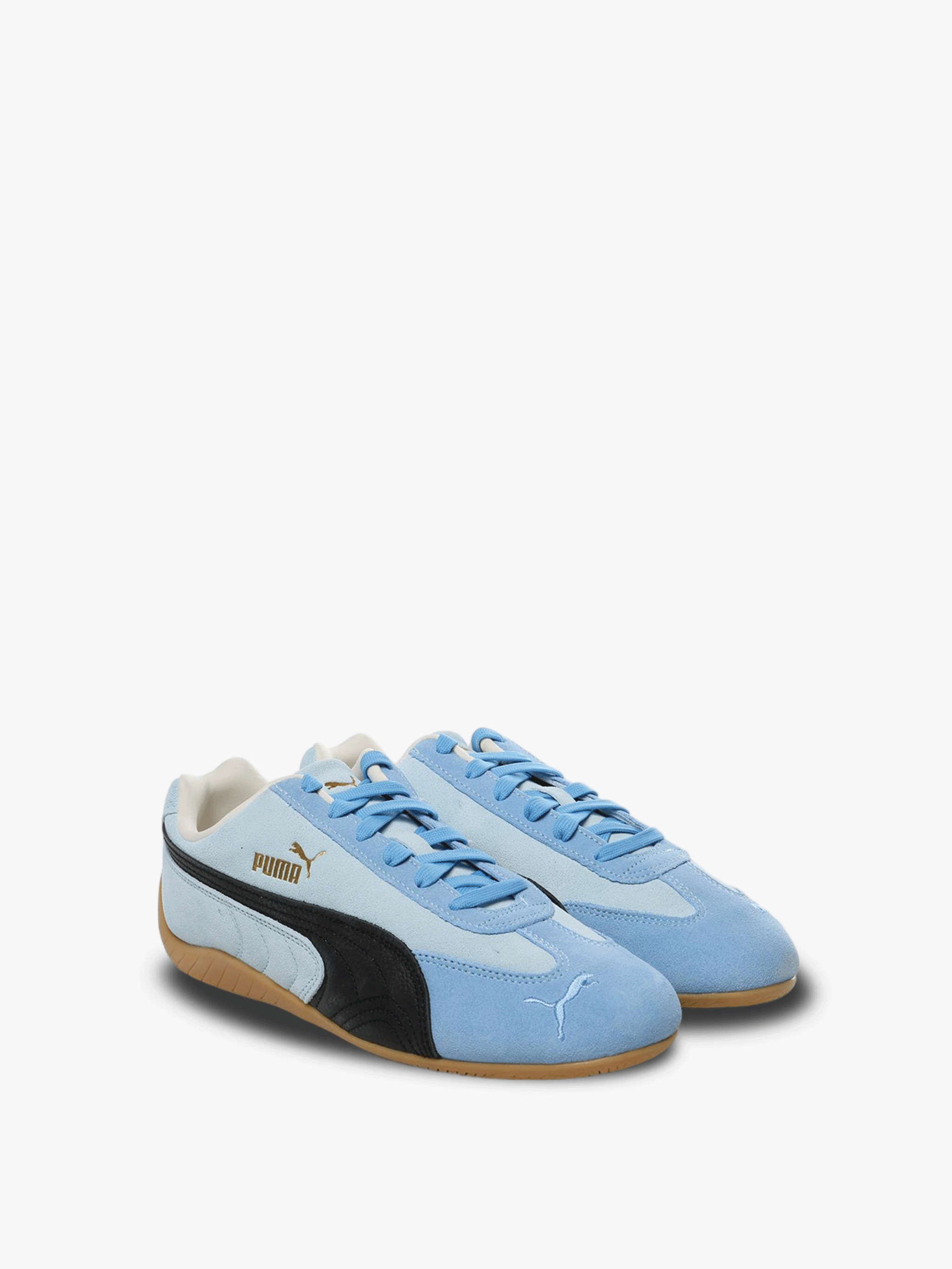 Light blue and black sneaker,side view