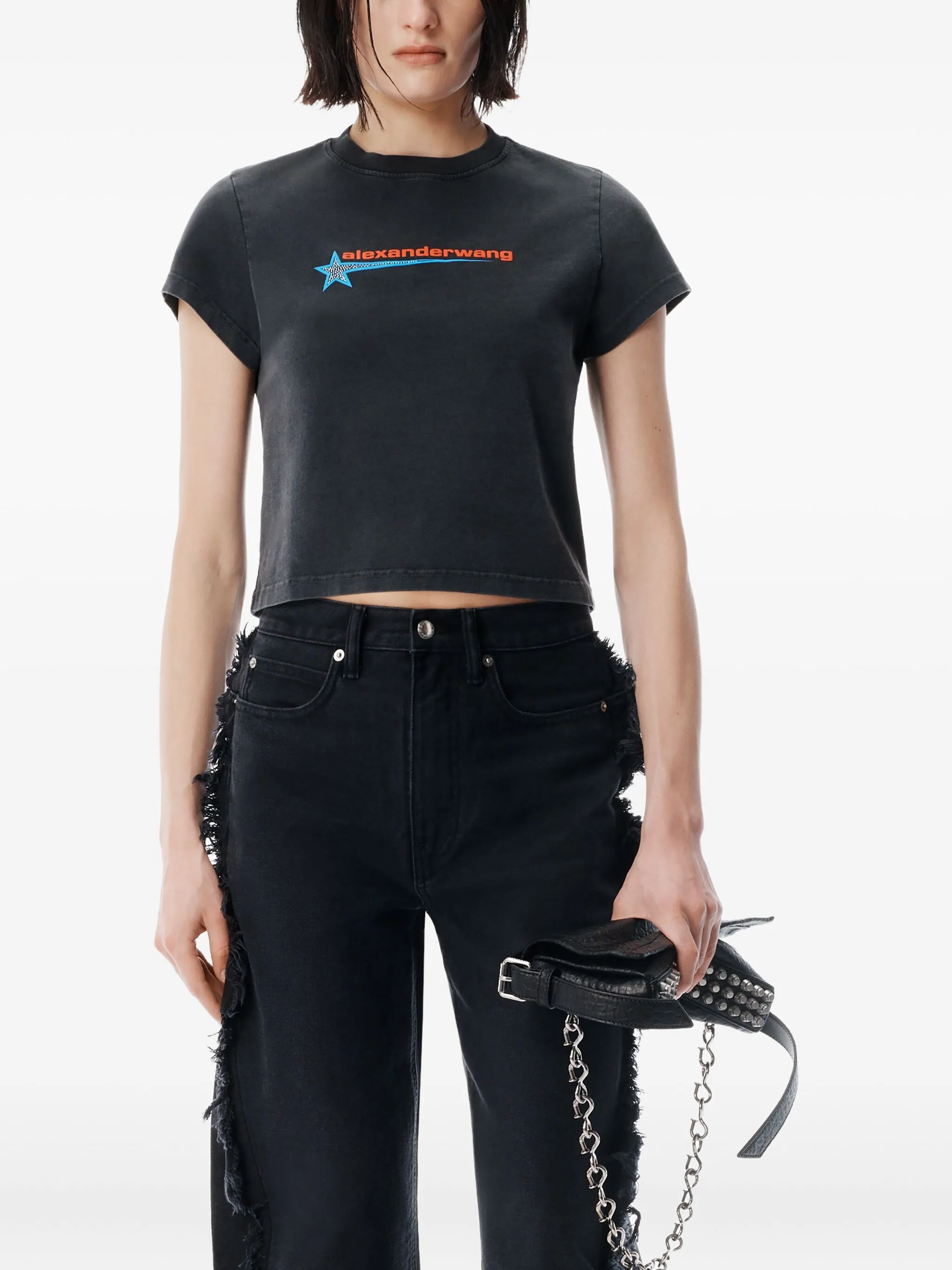 ALEXANDER WANG - Women Shrunken Graphic T-Shirt – Atelier