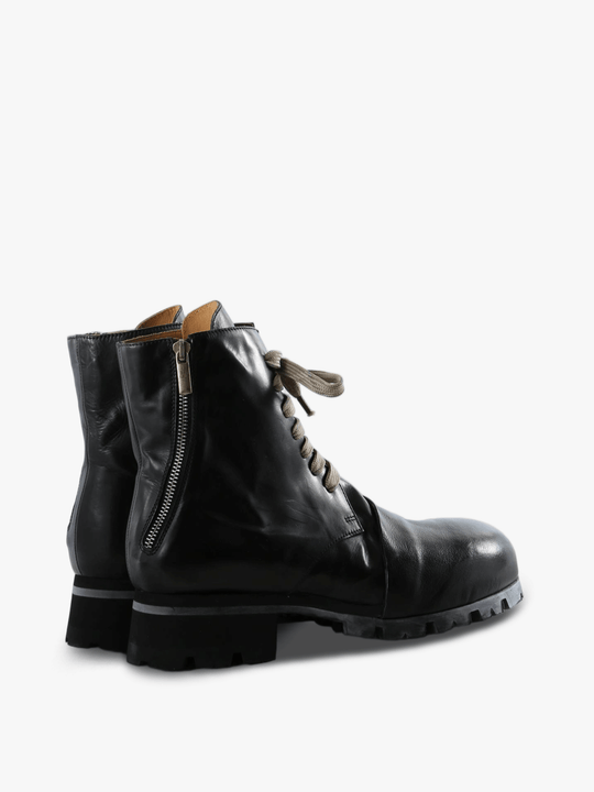 Black boots, side view