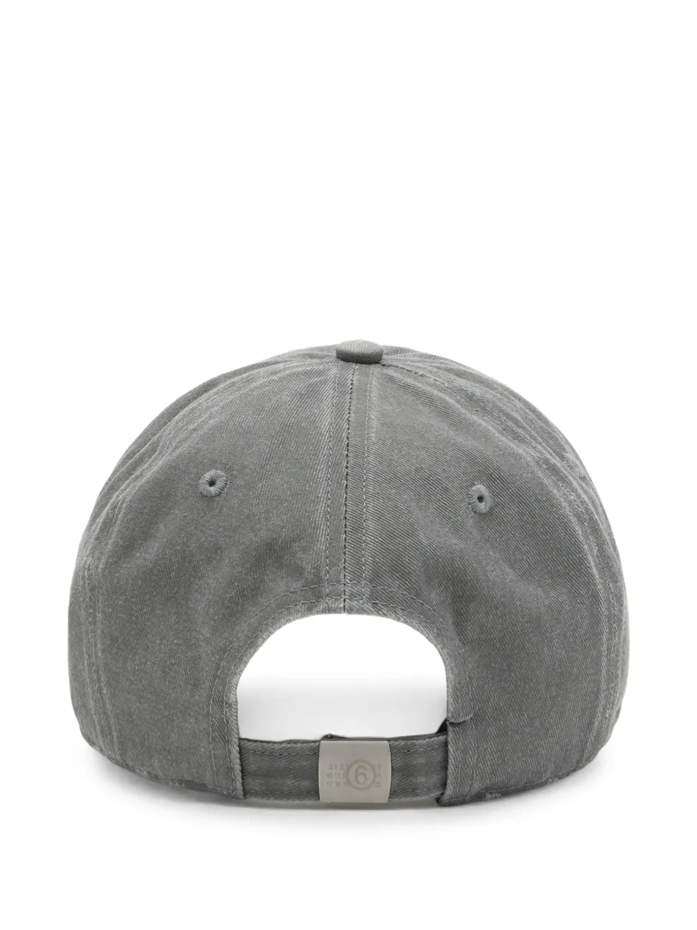 Grey hat, back view