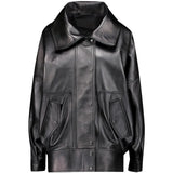 BALENCIAGA - Women High Collar Bomber Jackets
