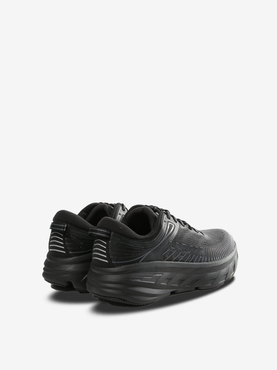 Black sneakers, back view