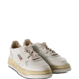 White shoes, side view