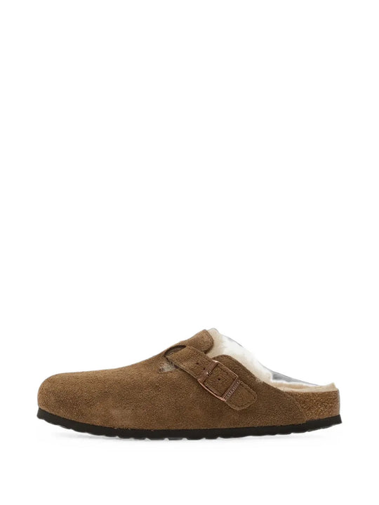 Brown sandals, front view