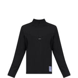 SATISFY - Men Fuzzfleece Octa Half Zip Long Tee