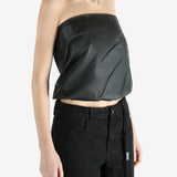 black top worn by a person, showing the top fit