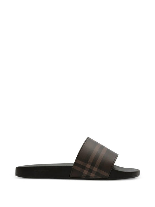 Brown shoes, side view
