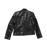 Black jacket, back view