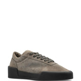 Grey sneakers, side view