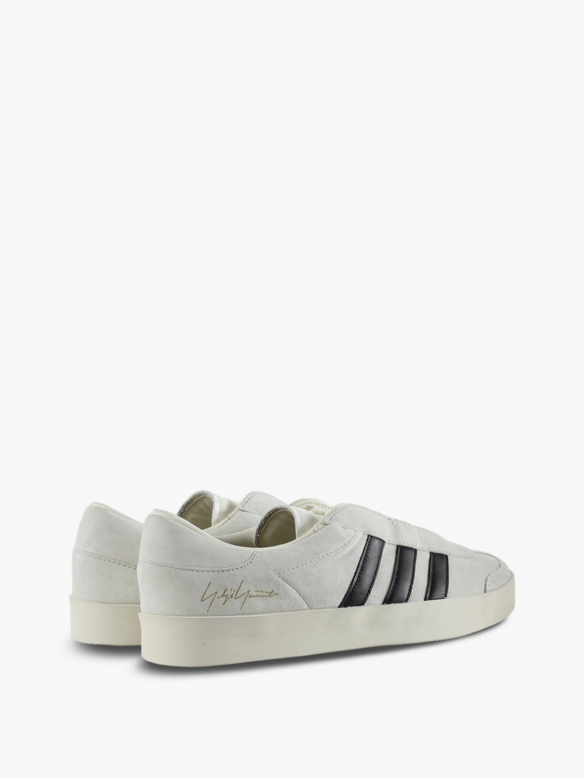White shoes, back view