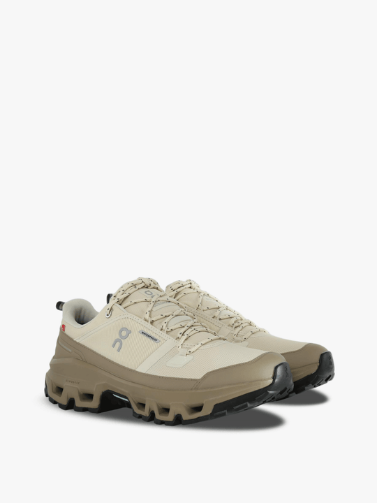Tan shoes, front view