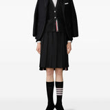 Black cardigan, full body view