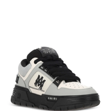 Grey sneakers, side view