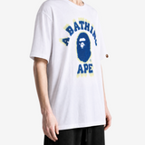 A BATHING APE - Men Spray College Relaxed Fit Tee