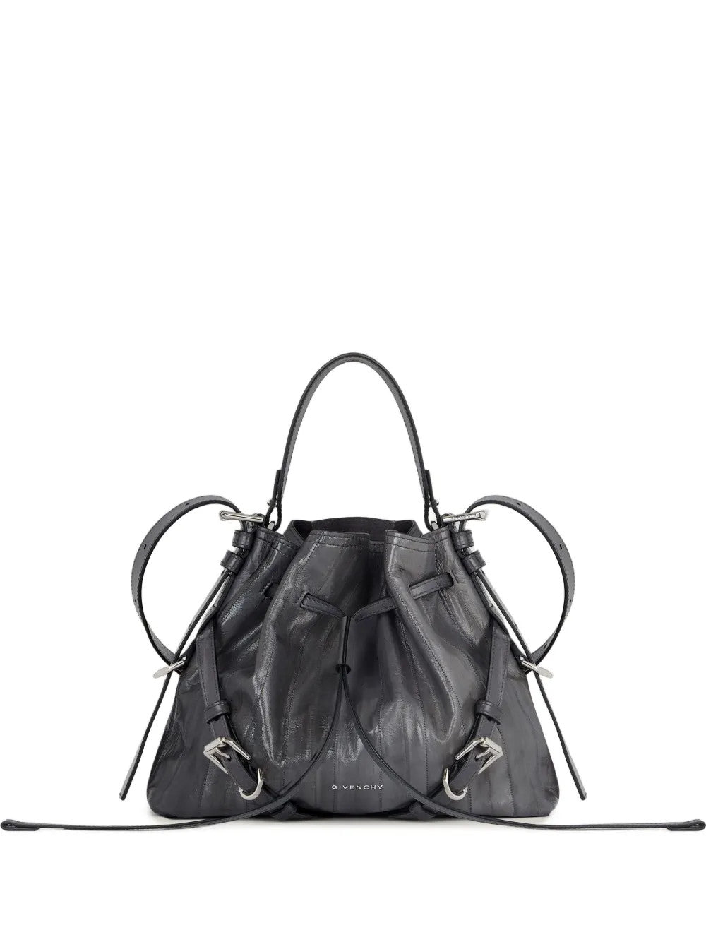 Grey bag, front view