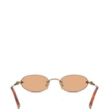 Orange eyeware, back view