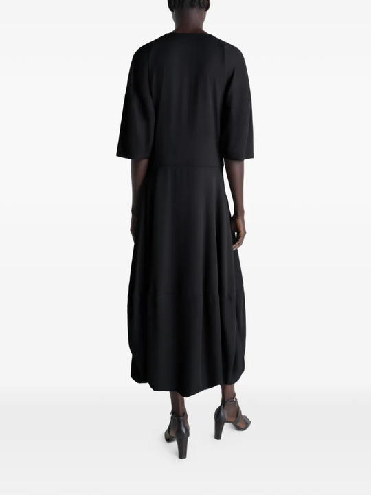 Black dress, full body view