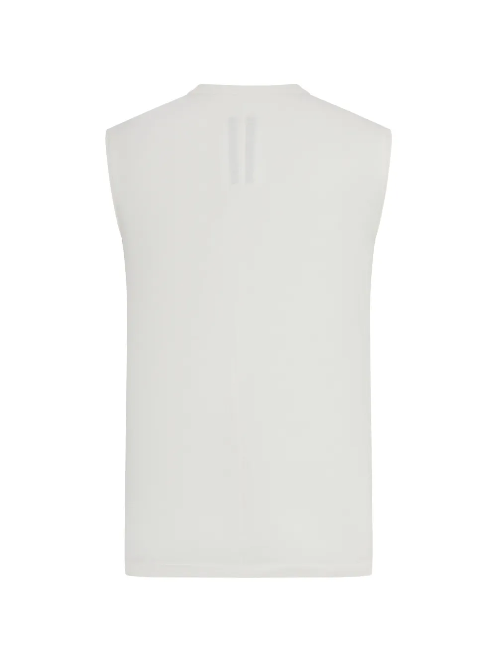 White t-shirt, back view