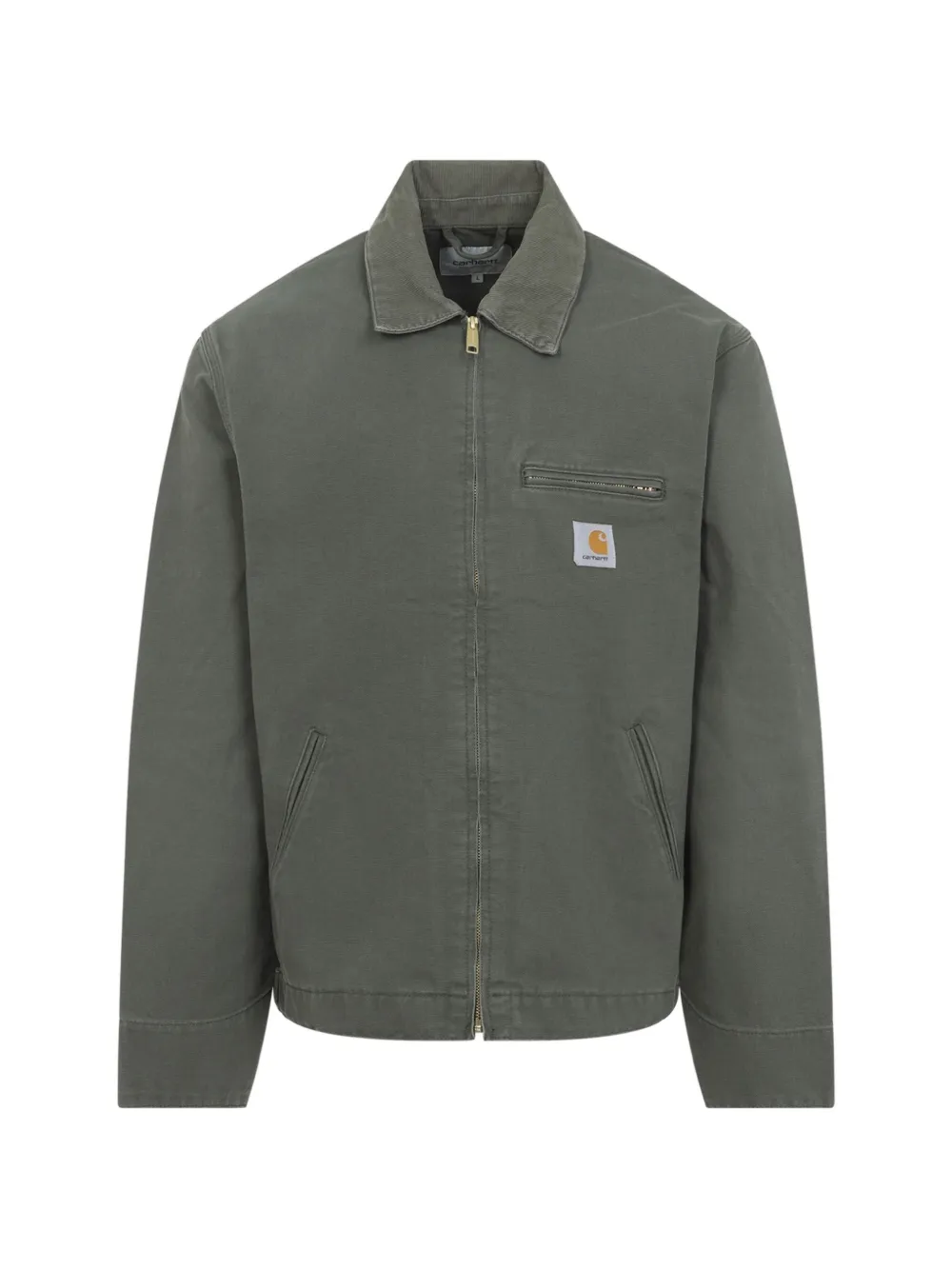 Green jackets-coats, front view 