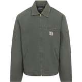 Green jackets-coats, front view 