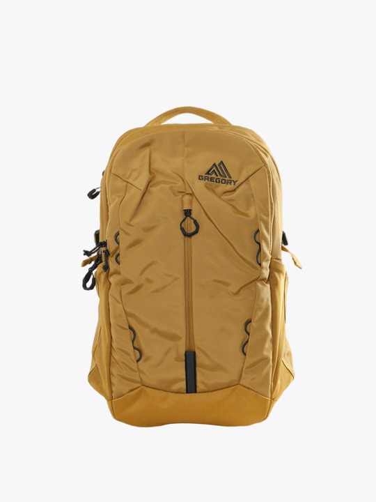 Tan bag, front view