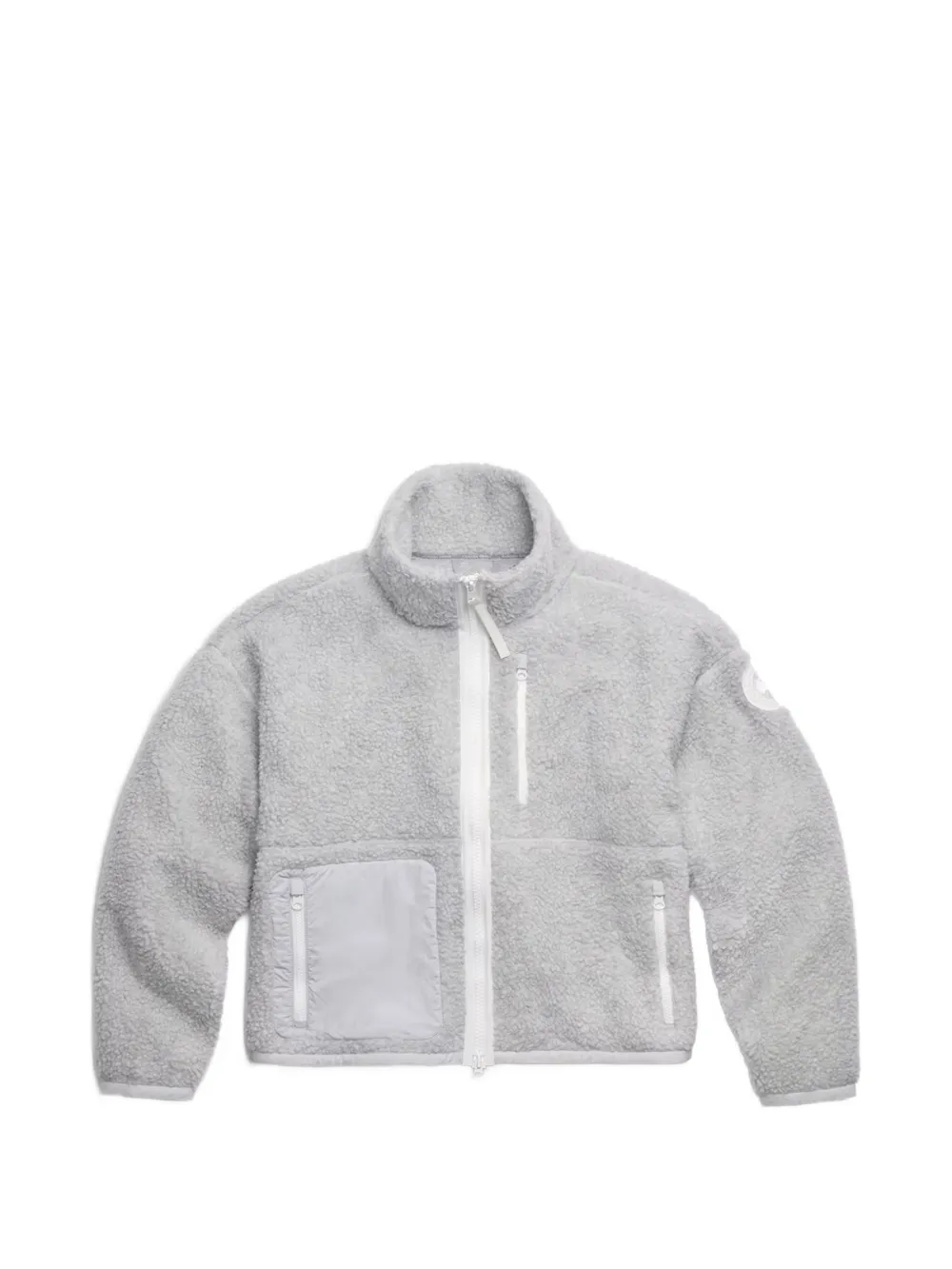 Grey jacket, front view