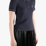 Blue t-shirts worn by a person, showing the t-shirts fit