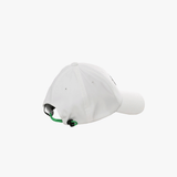 White hat, back view