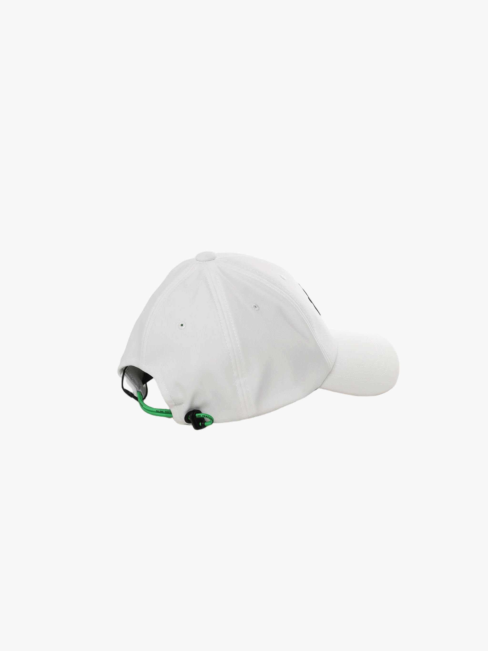 White hat, back view