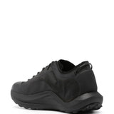 Black sneaker, back view