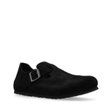 Black flat, side view