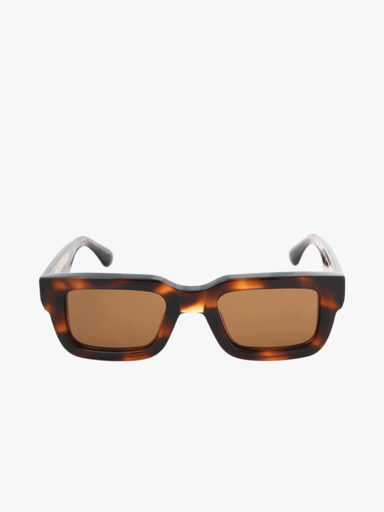 Brown eyewear, front view
