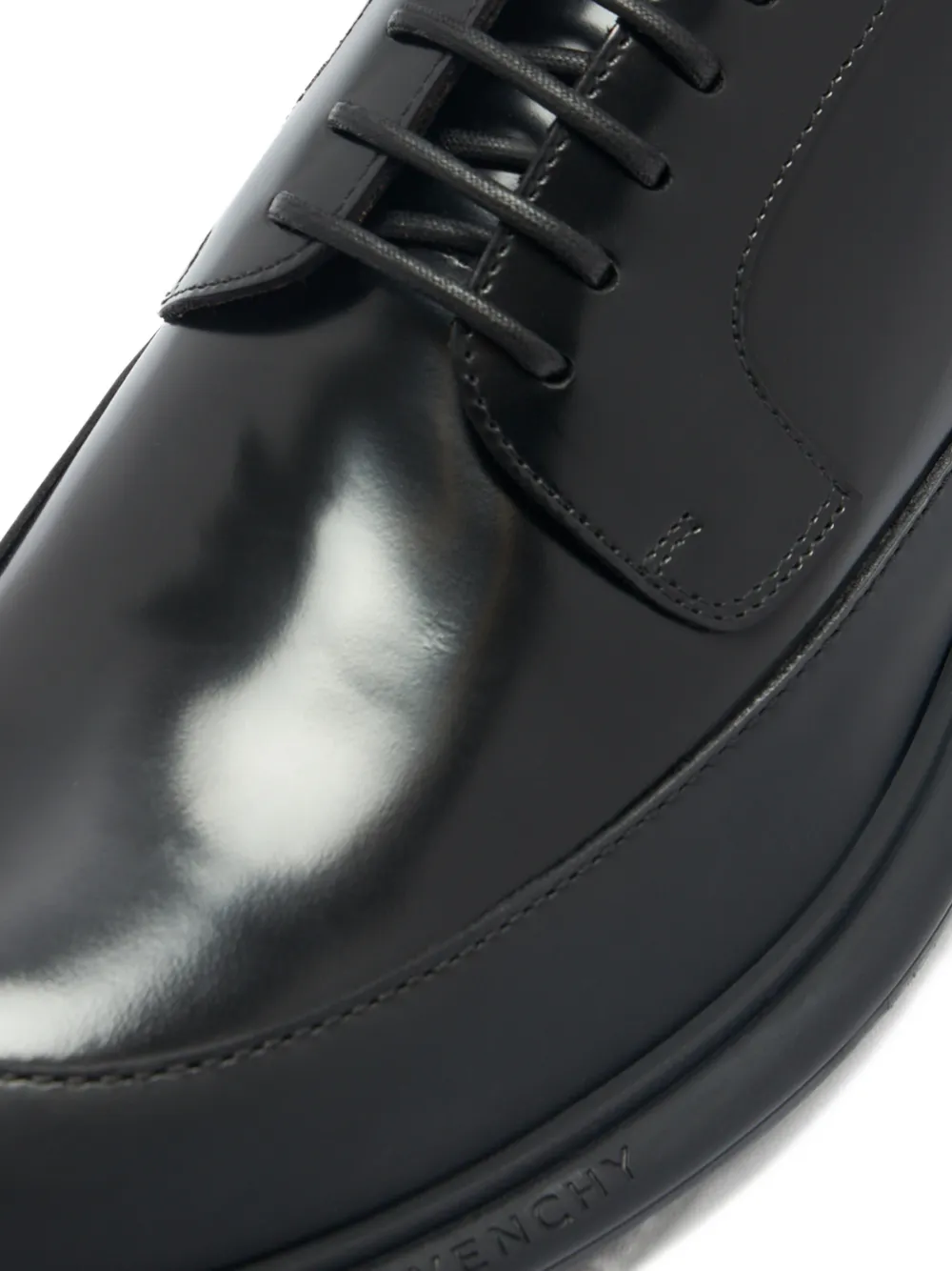 Black shoes, front view