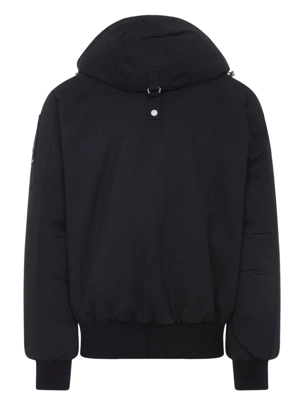 Black jacket, back view
