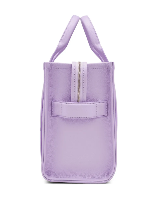 Purple bag, side view