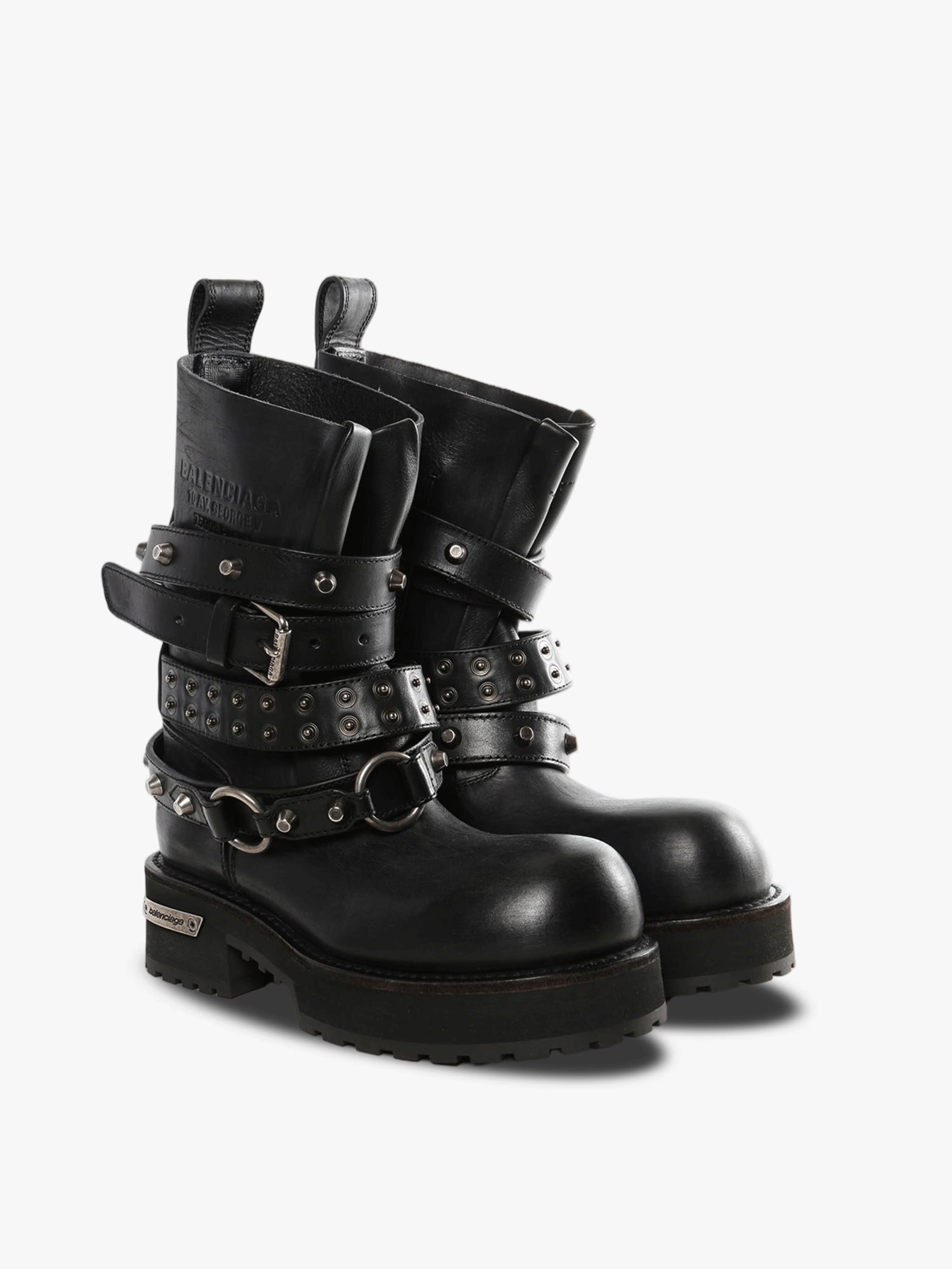 black boots ,side view