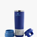 Blue product, front view
