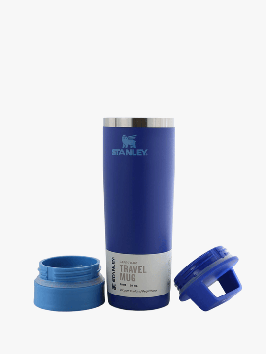 Blue product, front view