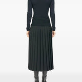 Black skirt, full body view