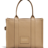 Tan bags, back view
