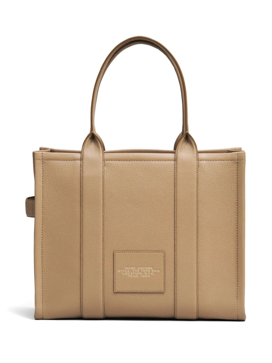 Tan bags, back view
