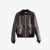 Brown jacket, front view