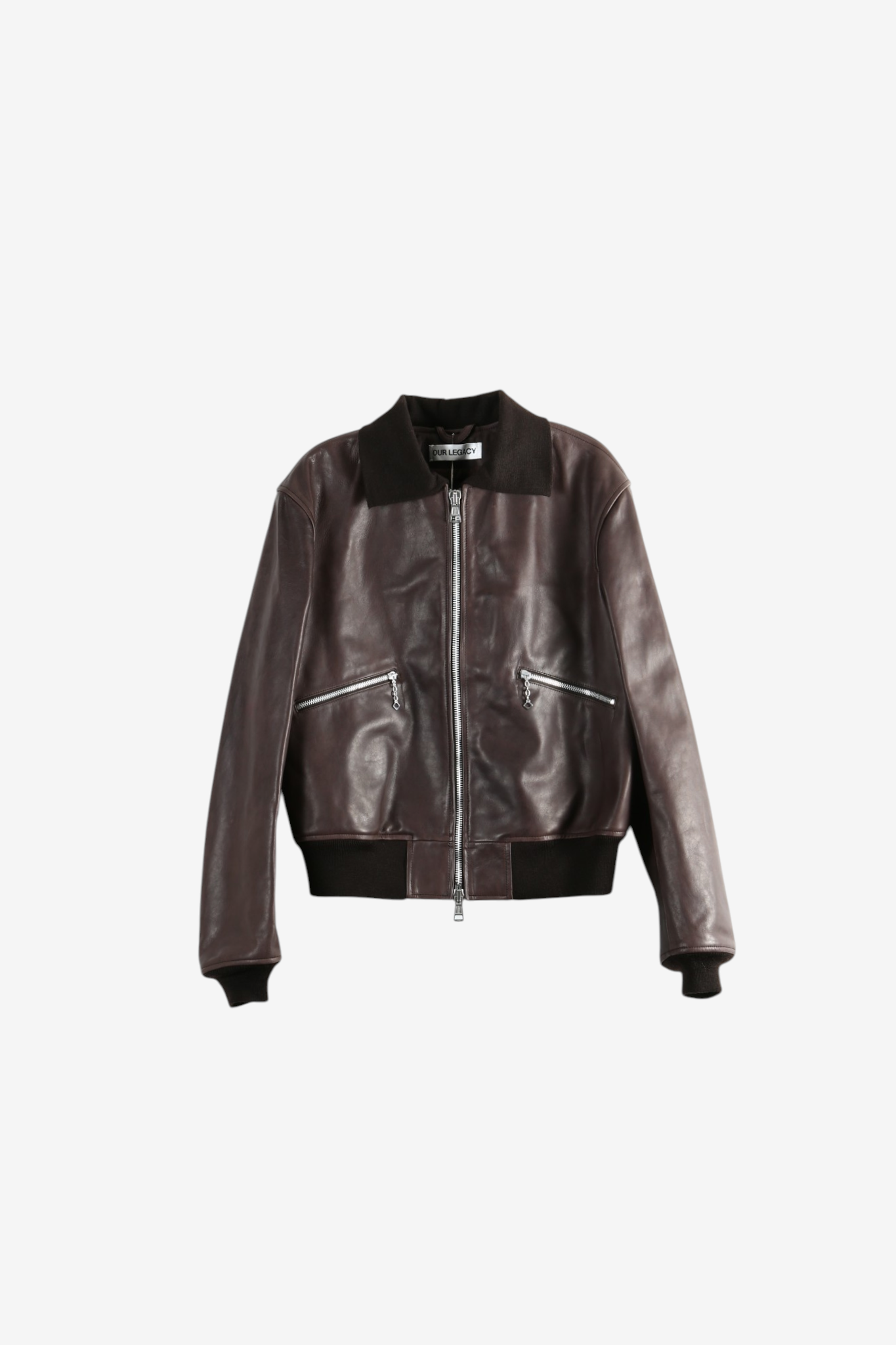 Brown jacket, front view