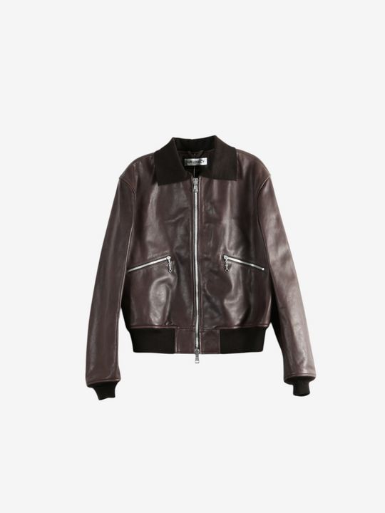 Brown jacket, front view