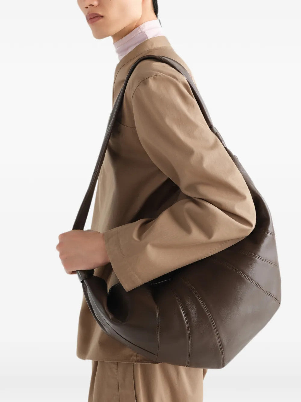 Brown bag, side view