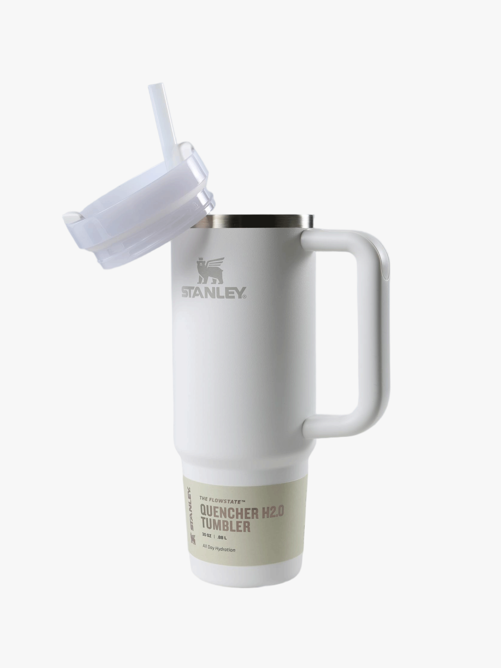 White product, front view
