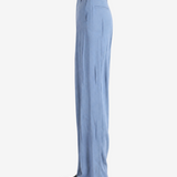 Blue pants, full body view